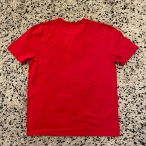 Elf 'Son of a Nutcracker' novelty Christmas T shirt Mens size L Red NWOT - Picture 4 of 4